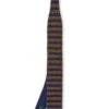 Silk Knitted Tie Navy/Brown Stripe 1 Silk Knitted Tie Navy/Brown Stripe -Mizuno Men Clothing Shop OSMTiesAscotSilkKnittedStripeBrownNavy