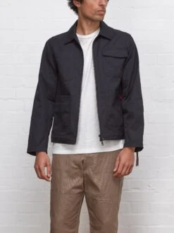 Oliver Spencer X Niwaki Hortus Gardening Jacket Wentworth Navy -Mizuno Men Clothing Shop OSNMJ340A WEN1NAV HORTUSGARDENINGJACKETNAVY2copy