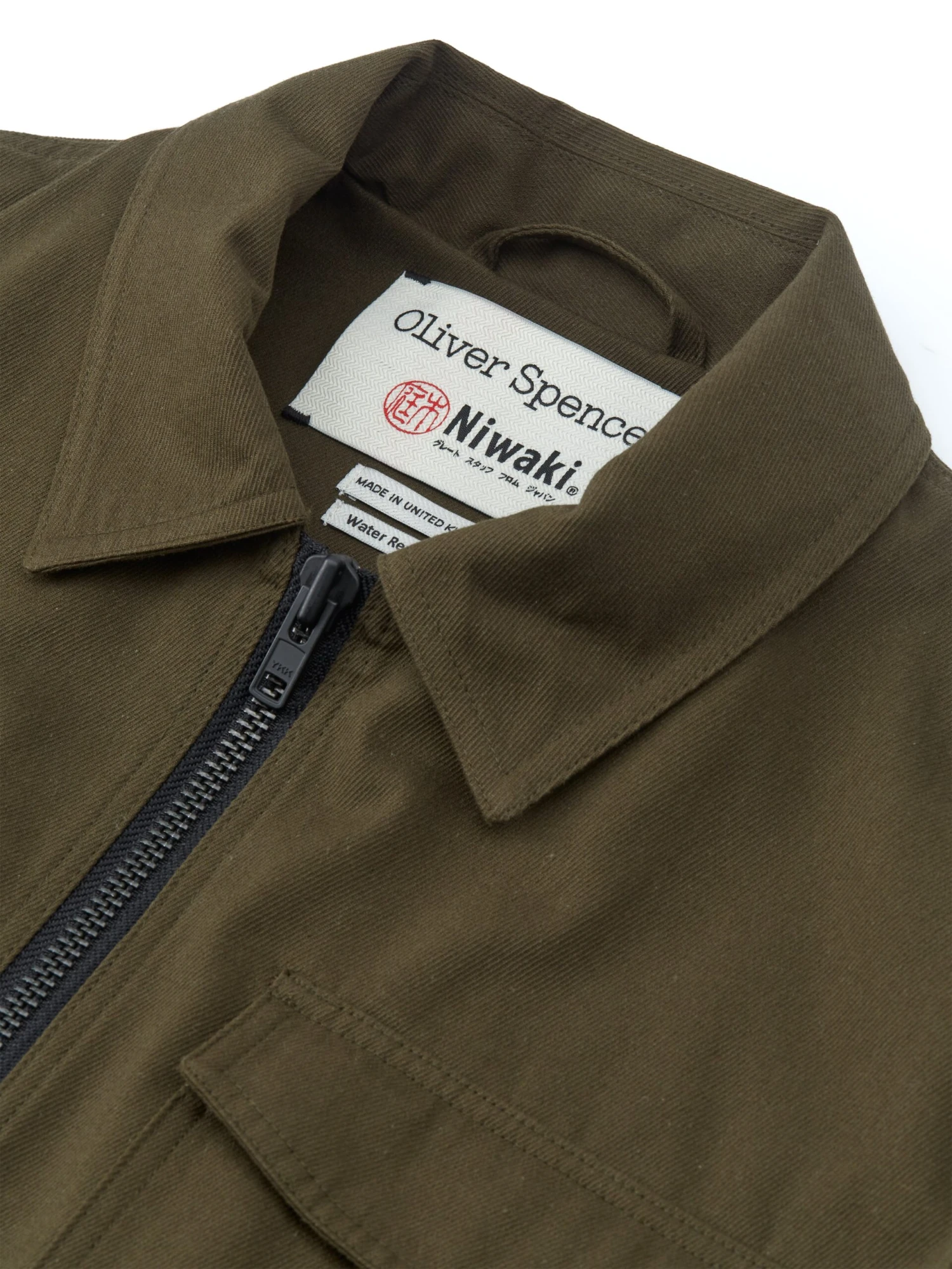 Oliver Spencer X Niwaki Hortus Gardening Jacket Park Green 5 Oliver Spencer X Niwaki Hortus Gardening Jacket Park Green - Image 3