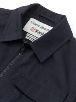 Oliver Spencer X Niwaki Hortus Gardening Jacket Wentworth Navy -Mizuno Men Clothing Shop OSNMJ340aHortusGardeningJacketWEN01NAVWentworthNavy1