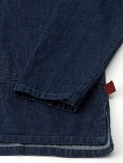 Oliver Spencer X Niwaki Ohana Gardening Smock Mullins Denim Indigo Rinse -Mizuno Men Clothing Shop OSNMS178OhanaGardeningSmockMUL01INRMullinsDenimIndigoRinse2