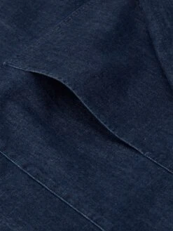 Oliver Spencer X Niwaki Ohana Gardening Smock Mullins Denim Indigo Rinse -Mizuno Men Clothing Shop OSNMS178OhanaGardeningSmockMUL01INRMullinsDenimIndigoRinse3