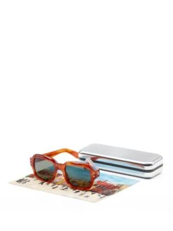Cubitts X Oliver Spencer Conduit Sunglasses Amber Tortoiseshell -Mizuno Men Clothing Shop OSStudioCubittsSunglassesAmber3