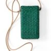 Il Bussetto Phone Holder Green Leather