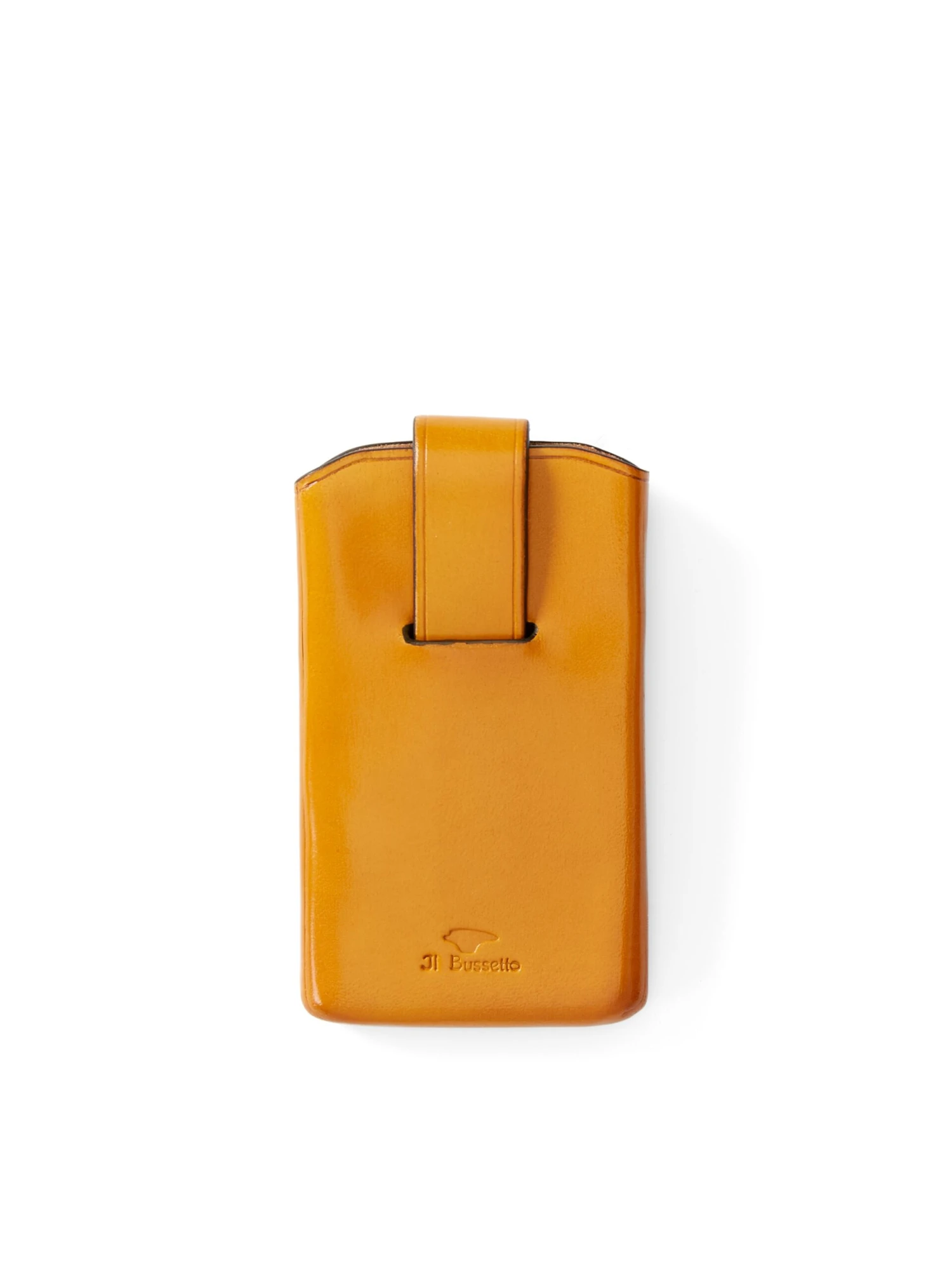 Il Bussetto Business Card Holder Tan Leather 4 Il Bussetto Business Card Holder Tan Leather - Image 2