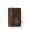 Il Bussetto Passport Holder Dark Brown Leather