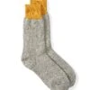 Ro To To Double Face Crew Socks Silk & Cotton Grey/Dark Yellow -Mizuno Men Clothing Shop OSStudioRototoDoubleFaceCrewSocksSilk CottonDYellowGrey 8efdaea1 a7fb 4d08 828e f5c814924bf7