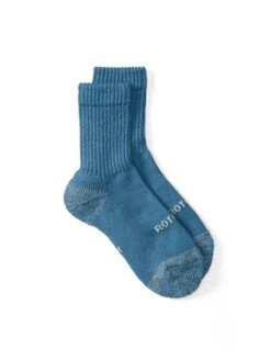 Ro To To Everyday Pile Crew Socks Blue
