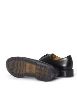 Solovair X Oliver Spencer Gibson Shoe Black Hi Shine Leather -Mizuno Men Clothing Shop OSStudioSolovair3EyeShoeBlack2