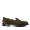 Solovair X Oliver Spencer Penny Loafer Green Suede -Mizuno Men Clothing Shop OSStudioSolovairPennyLoaferGreenSuede
