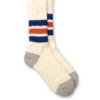 Ro To To Coarse Ribbed Old School Socks Blue/Orange -Mizuno Men Clothing Shop RototoCoarseRibbedOldSchoolCrewSocksBlueOrange