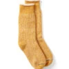 Ro To To Double Face Crew Socks Yellow -Mizuno Men Clothing Shop RototoSocksDoubleFaceCrewYellow1