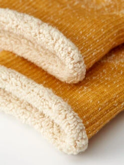 Ro To To Double Face Crew Socks Yellow -Mizuno Men Clothing Shop RototoSocksDoubleFaceCrewYellow2