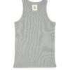 Hemen Biarritz Gari Grey Organic Cotton Vest
