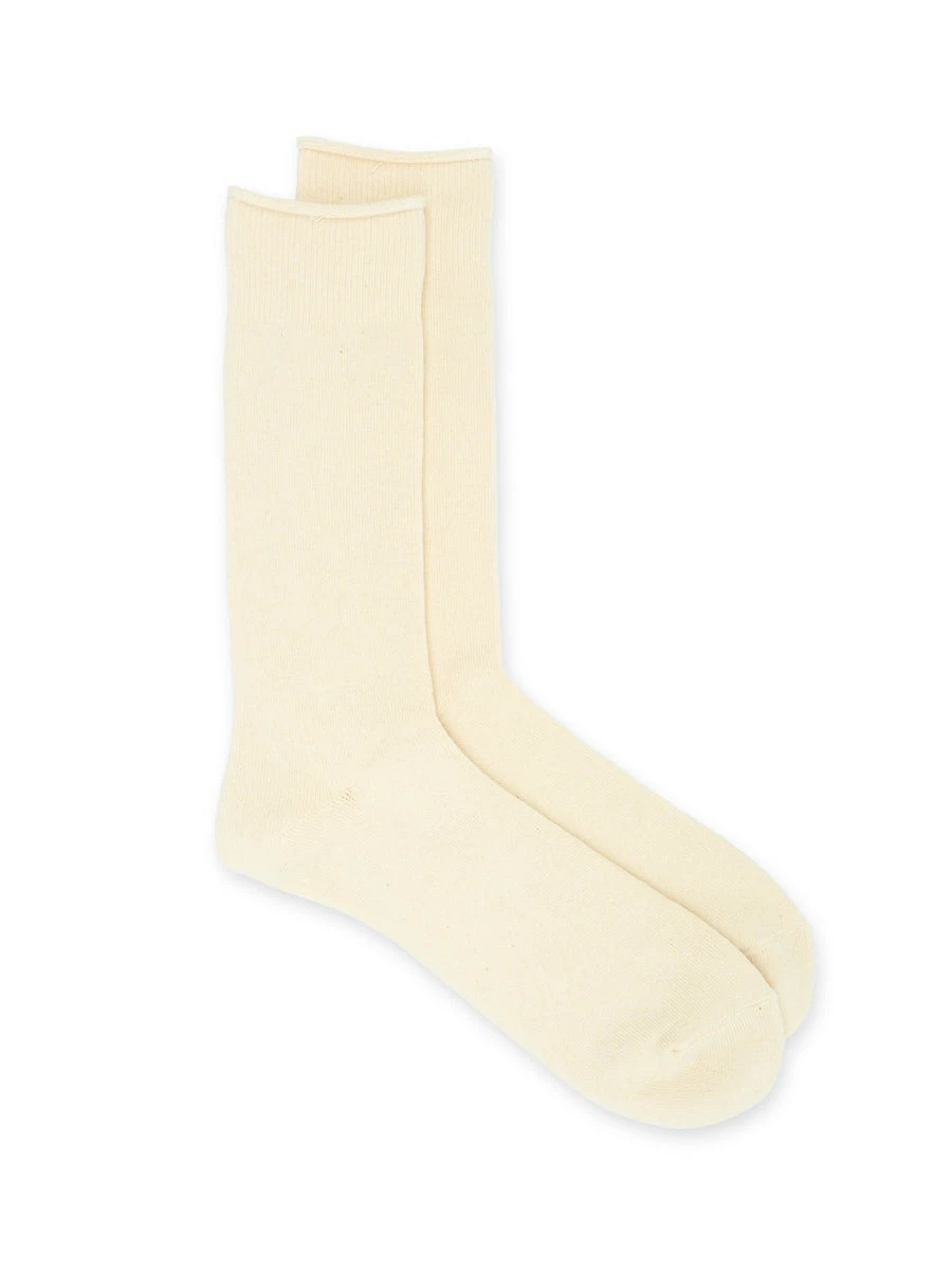 Ro To To Organic Cotton Daily 3 Pack Socks Ecru 4 Ro To To Organic Cotton Daily 3 Pack Socks Ecru - Image 2