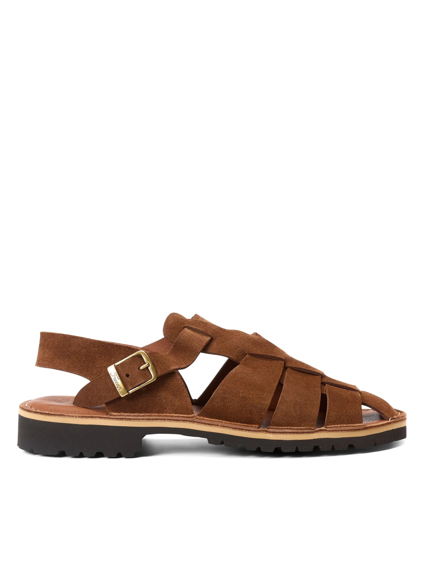 Fracap Fisherman Sandal Tan Suede 3 Fracap Fisherman Sandal Tan Suede